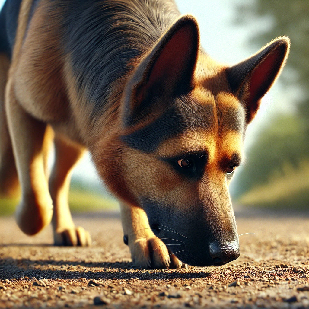 Close-up of a dog's face